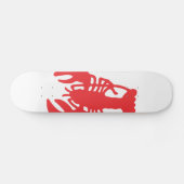 Roter Hummer Skateboard (Horizontal)