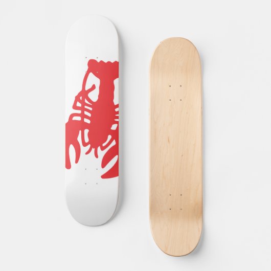 Roter Hummer Skateboard (Vorderseite)