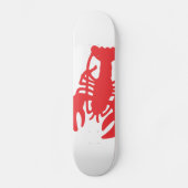 Roter Hummer Skateboard (Vorderseite)