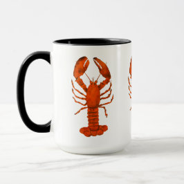 Roter Hummer Tasse