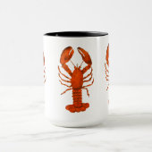 Roter Hummer Tasse (Zentrum)