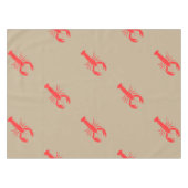 Roter Hummer Tischdecke (Vorderseite (Horizontal))
