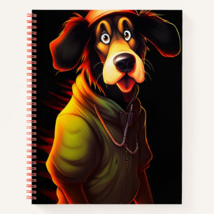 Roter Hund Notizblock