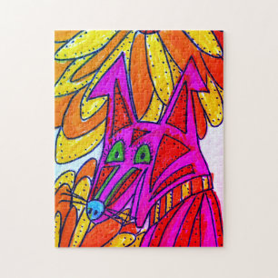 Roter Hund Puzzle