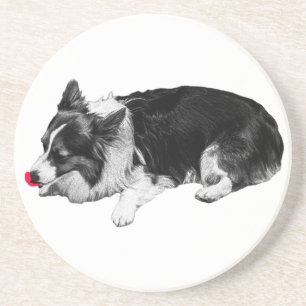 roter Huschton, Corgi ruhig Getränkeuntersetzer