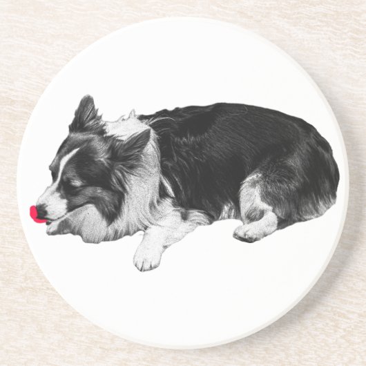roter Huschton, Corgi ruhig Getränkeuntersetzer (Vorne)