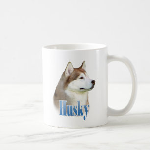 Roter Husky-Name Kaffeetasse