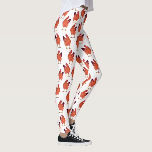 Roter Hut auf Ihrer Farbe - Leggings (Rechts)