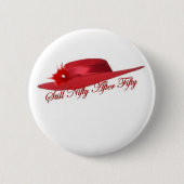 roter Hut Button (Vorderseite)