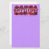 roter Hut stationär Briefpapier (Vorne/Hinten)