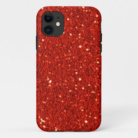 Roter Imitat-Glitzer-Case-Mate iPhone 5 Kasten Case-Mate iPhone Hülle (Rückseite)