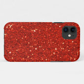 Roter Imitat-Glitzer-Case-Mate iPhone 5 Kasten Case-Mate iPhone Hülle (Rückseite (Horizontal))