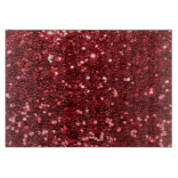 Roter Imitat-Glitzer