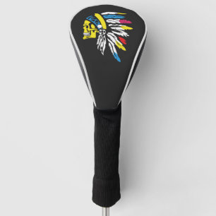 roter Indianer Golf Headcover