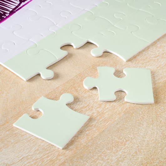 Roter Indianer mit Kanu Puzzle (Seite)