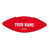 Roter individuelle Name Football (Panel)