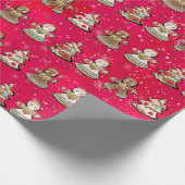 Roter Ingwer Brot Packpapier (Ecke)