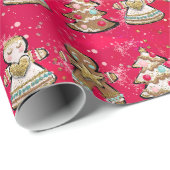 Roter Ingwer Brot Packpapier (Rolleneckpunkt)