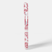 Roter Jacobohnen Case-Mate iPhone Hülle (Rückseite / Links)