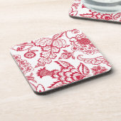 Roter Jacobohnen Untersetzer (Linke Seite)