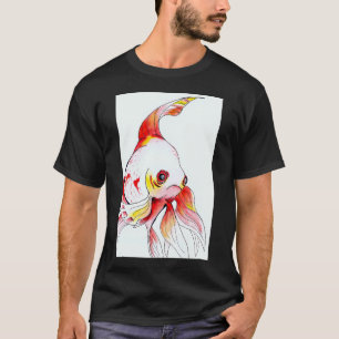 Roter japanischer Goldfisch T-Shirt