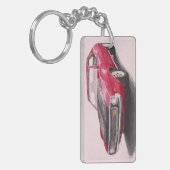 Roter Javelin-Schlüsselanhänger 1974 Schlüsselanhänger (Vorderseite links)