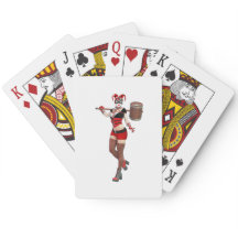 Roter Joker mit Hammer