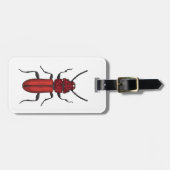 Roter Käfer Gepäckanhänger (Vorderseite horizontal)