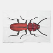Roter Käfer Geschirrtuch (Horizontal)