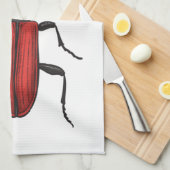 Roter Käfer Geschirrtuch (Viertel Falte)