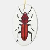 Roter Käfer Keramik Ornament (Links)