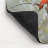 Roter Käfer Mousepad (Ecke)