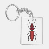 Roter Käfer Schlüsselanhänger (Vorderseite links)