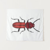 Roter Käfer Wandteppich (Vorderseite (Horizontal))