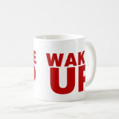 Roter Kaffee-Tasse geweckt Kaffeetasse (VorderseiteRechts)