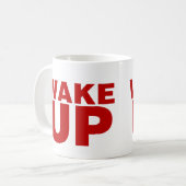 Roter Kaffee-Tasse geweckt Kaffeetasse (Vorderseite Links)