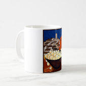 ROTER KAFFEE-TOPF KAFFEETASSE (Vorderseite Links)