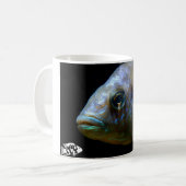 Roter Kaiserin Haplochromis Cichlid Kaffeetasse (Vorderseite Links)