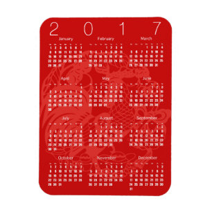 Roter Kalender 2017 Magnet 2