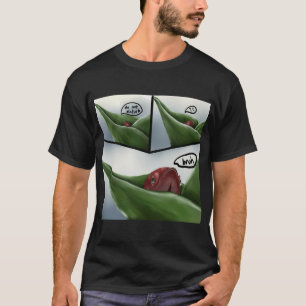 Roter Kampffisch im Modus 'Bitte nicht stören' T-Shirt