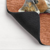 Roter Kangaroo Buck Mousepad (Ecke)