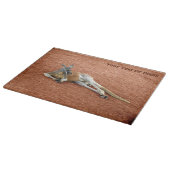 Roter Kangaroo Buck Schneidebrett (Ecke)