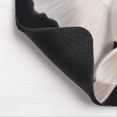 Roter Kappe Oranda Goldfisch Mousepad (Ecke)