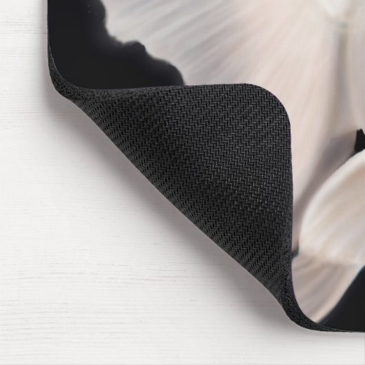 Roter Kappe Oranda Goldfisch Mousepad (Ecke)