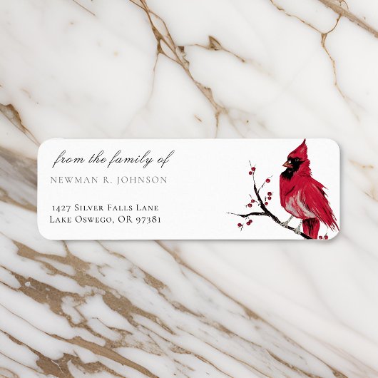 Roter Kardinal Beerdigung Rücksendeadresse