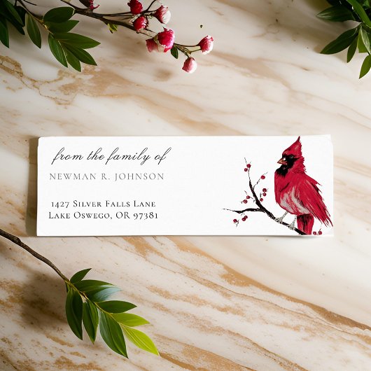 Roter Kardinal Beerdigung Rücksendeadresse