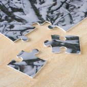 Roter Kardinal Bird im Schneebaum Wintersport Puzz Puzzle (Seite)