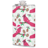 Roter Kardinal Bird santa Flachmann (Links)
