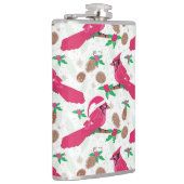 Roter Kardinal Bird santa Flachmann (Rechts)