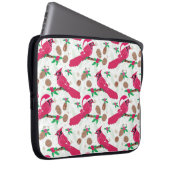 Roter Kardinal Bird santa Laptopschutzhülle (Vorne Rechts)